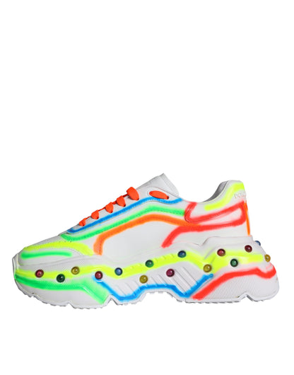 Dolce & Gabbana Multicolor Daymaster LED Lighted Sneaker Shoes Dolce & Gabbana