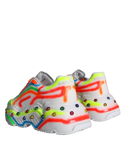 Dolce & Gabbana Multicolor Daymaster LED Lighted Sneaker Shoes Dolce & Gabbana