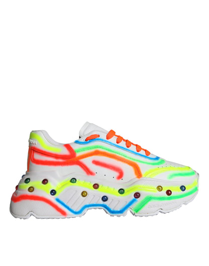 Dolce & Gabbana Multicolor Daymaster LED Lighted Sneaker Shoes Dolce & Gabbana