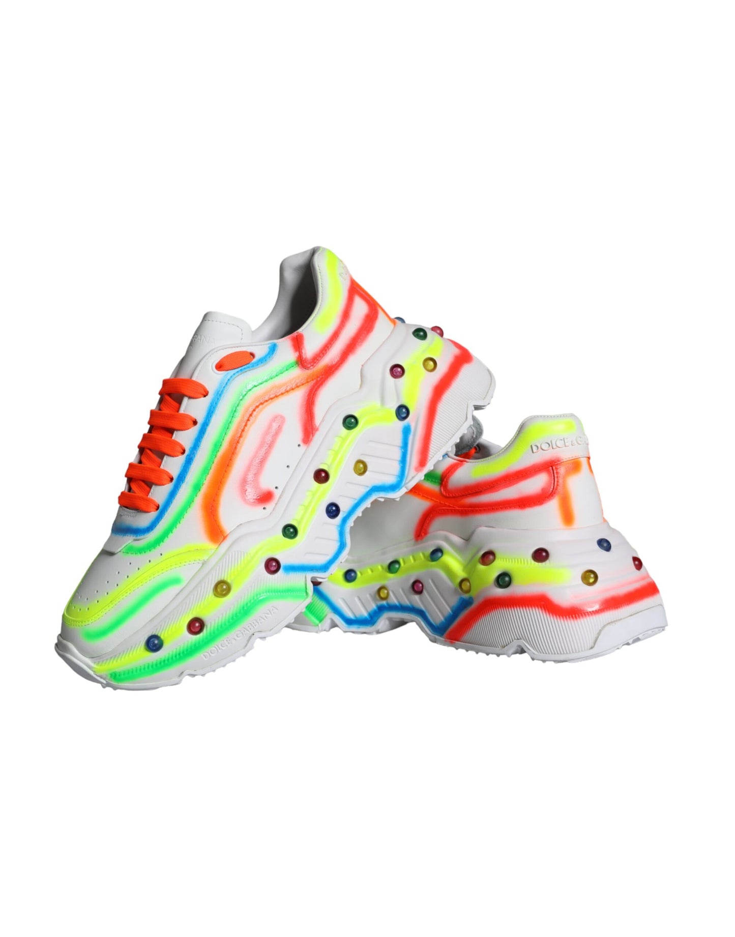 Dolce & Gabbana Multicolor Daymaster LED Lighted Sneaker Shoes Dolce & Gabbana