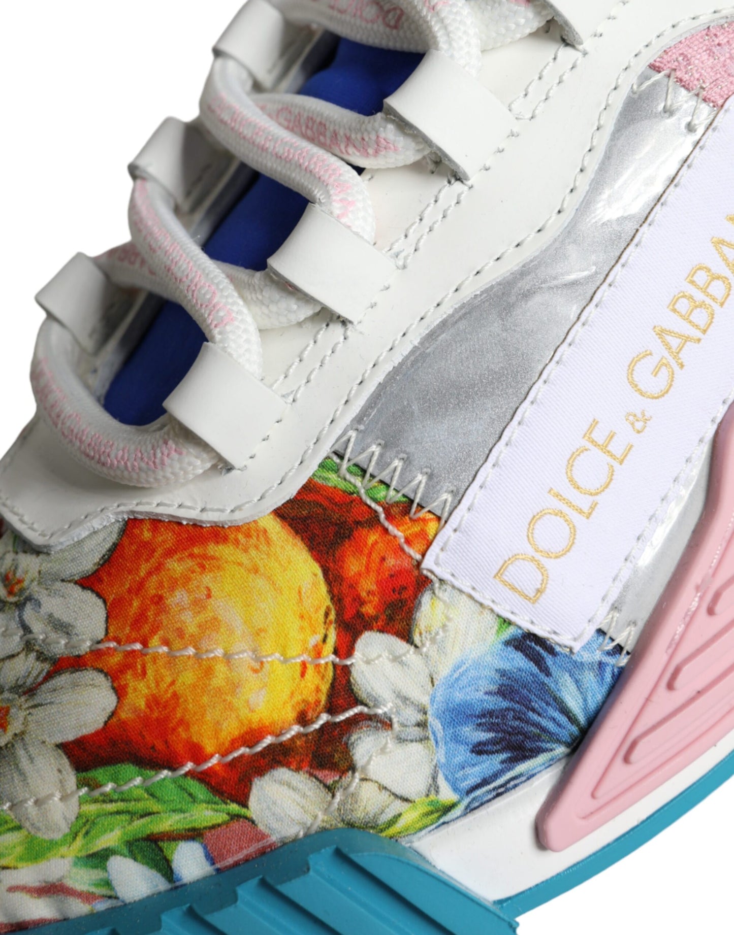 Dolce & Gabbana Multicolor Patchwork NS1 Low Top Sneaker Shoes Dolce & Gabbana