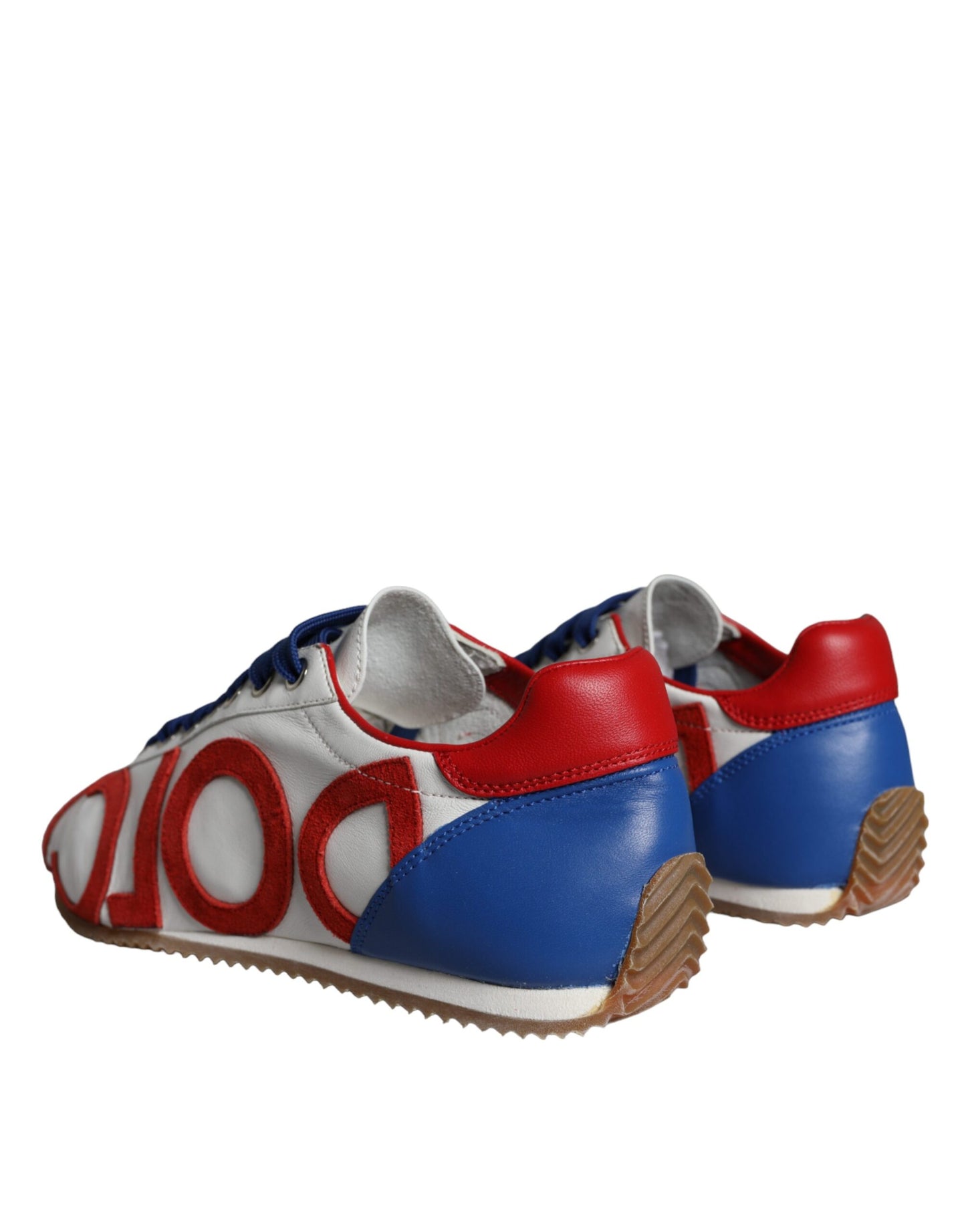 Dolce & Gabbana Multicolor Leather Logo Casual Sneakers Shoes Dolce & Gabbana