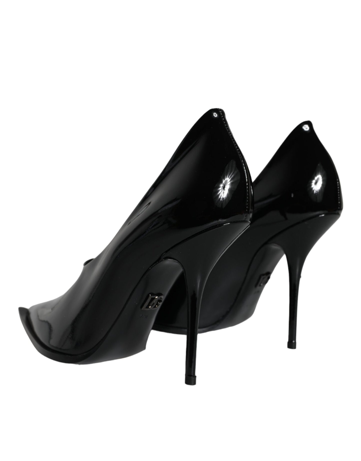 Dolce & Gabbana Black Patent Leather High Heels Pumps Shoes Dolce & Gabbana