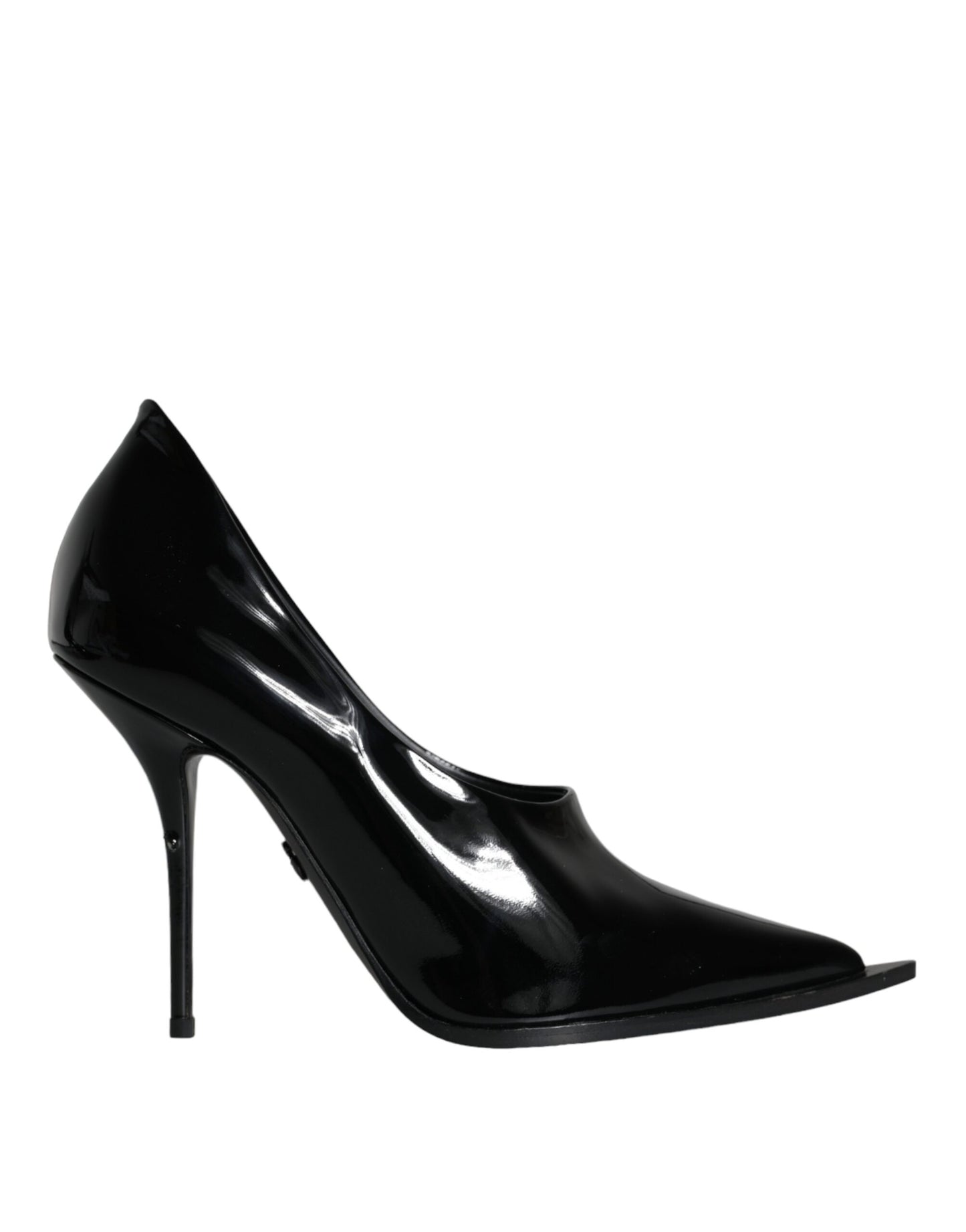 Dolce & Gabbana Black Patent Leather High Heels Pumps Shoes Dolce & Gabbana