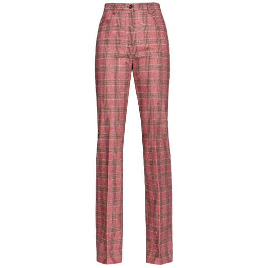 PINKO Red Polyester Jeans & Pant PINKO