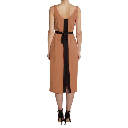 PINKO Brown Polyester Dress PINKO