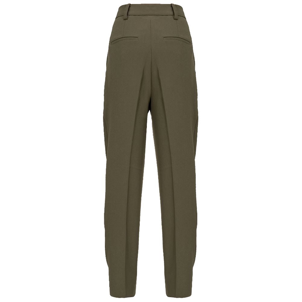 PINKO Green Polyester Jeans & Pant PINKO