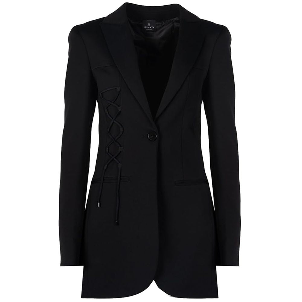 PINKO Black Viscose Suits & Blazer PINKO