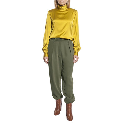 PINKO Green Polyester Jeans & Pant PINKO