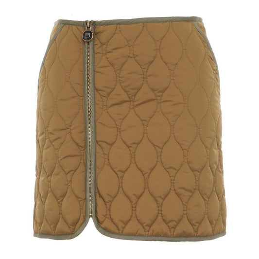 PINKO Brown Nylon Skirt PINKO