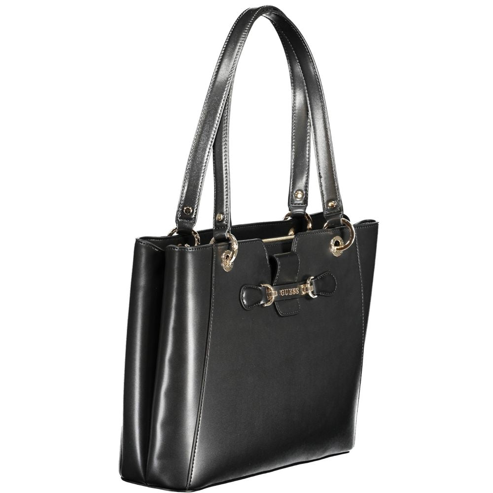 Guess Jeans Black Polyethylene Handbag