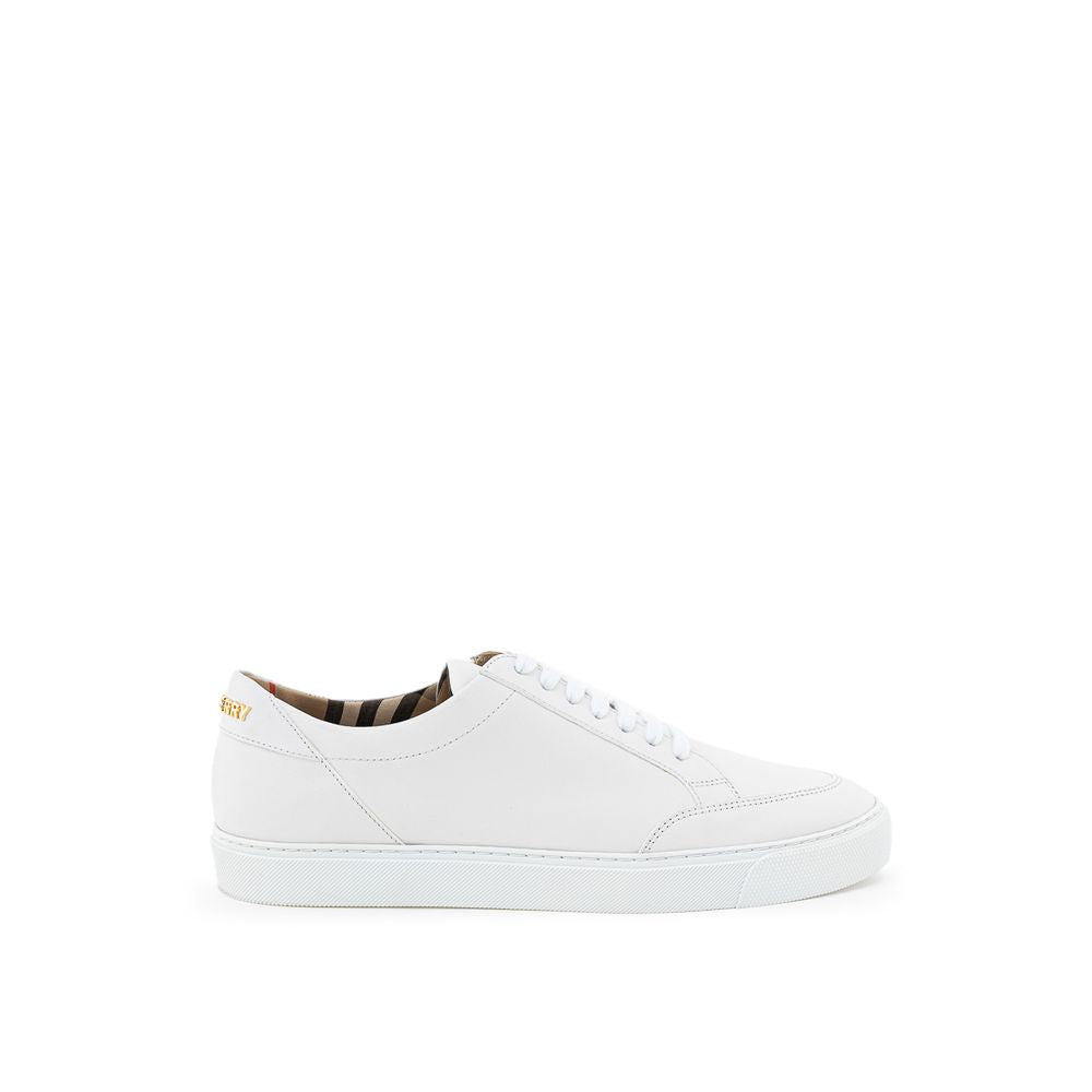 Burberry White Leather Sneaker Burberry