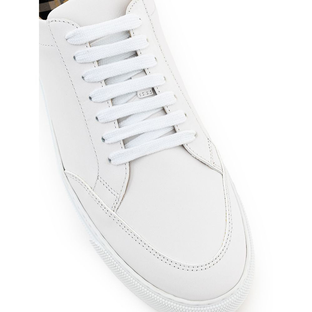 Burberry White Leather Sneaker Burberry