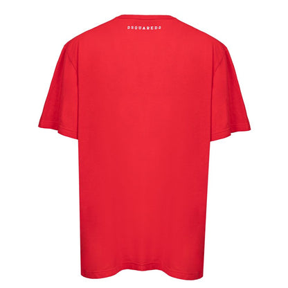 Dsquared² Red Cotton T-Shirt Dsquared²