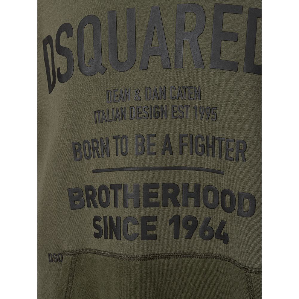 Dsquared² Green Cotton Sweater Dsquared²