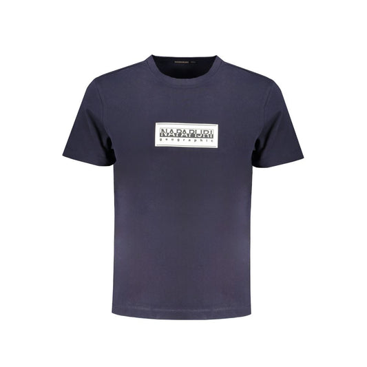 Napapijri Blue Cotton T-Shirt Napapijri