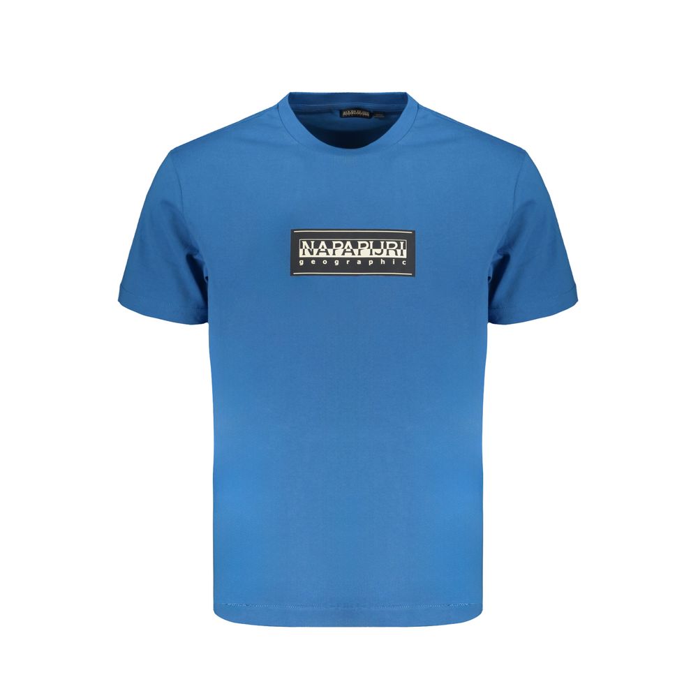 Napapijri Blue Cotton T-Shirt Napapijri