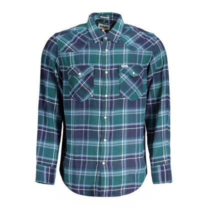 Wrangler Green Cotton Shirt Wrangler