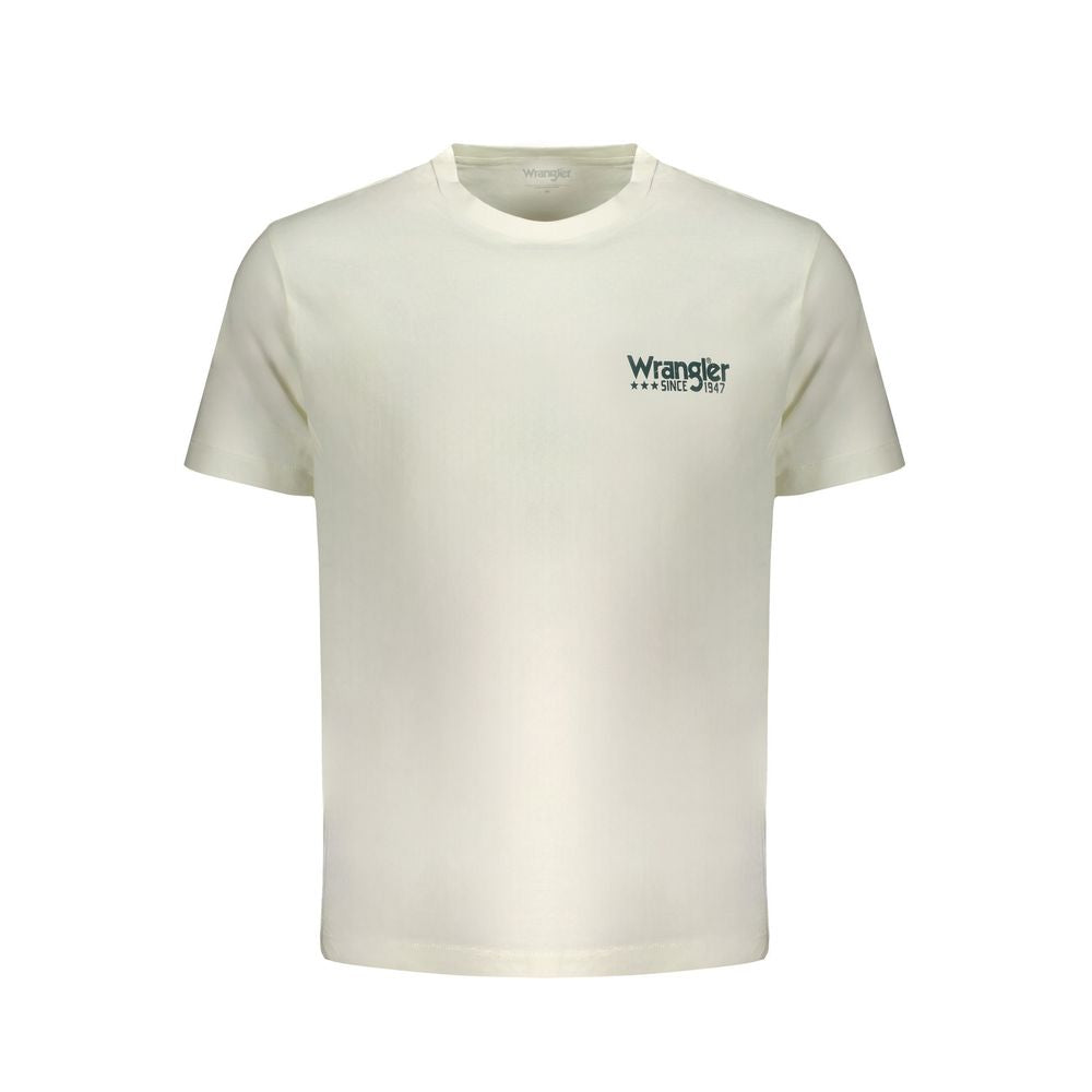 Wrangler White Cotton T-Shirt Wrangler