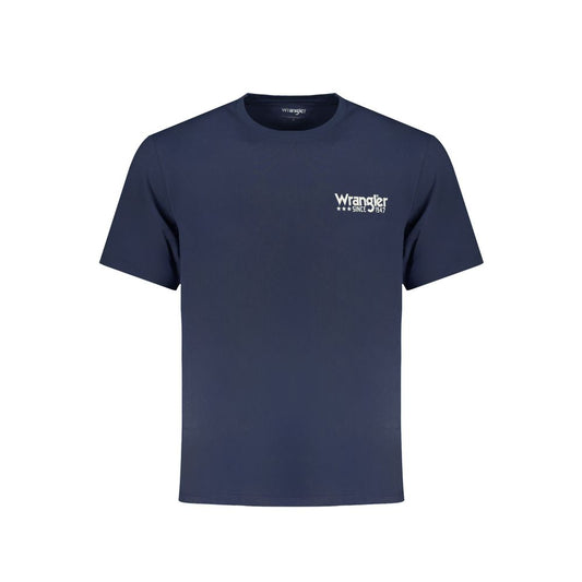 Wrangler Blue Cotton T-Shirt Wrangler