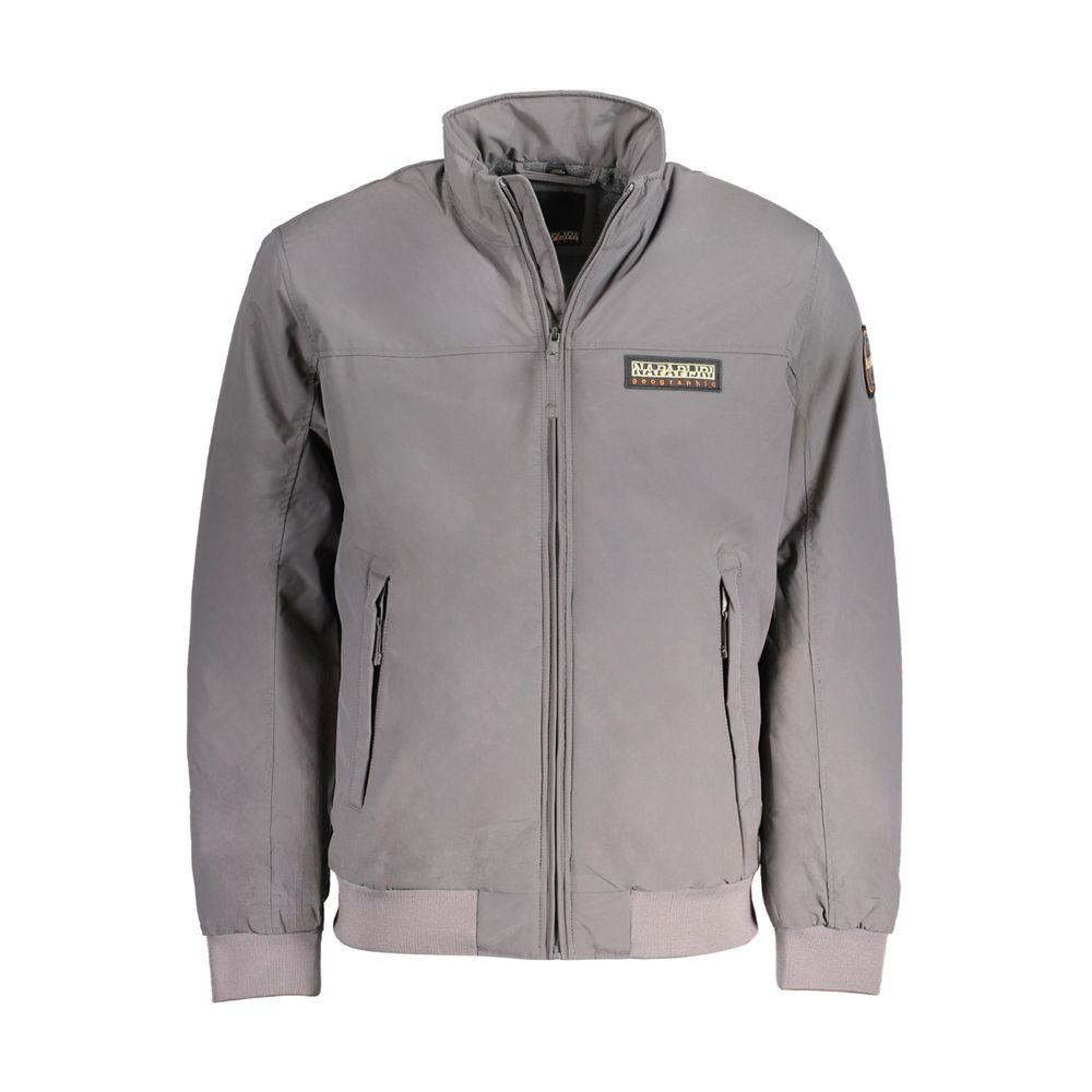 Napapijri Gray Polyamide Jacket Napapijri