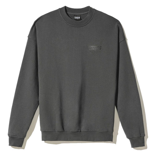 Comme Des Fuckdown Gray Cotton Sweater Comme Des Fuckdown