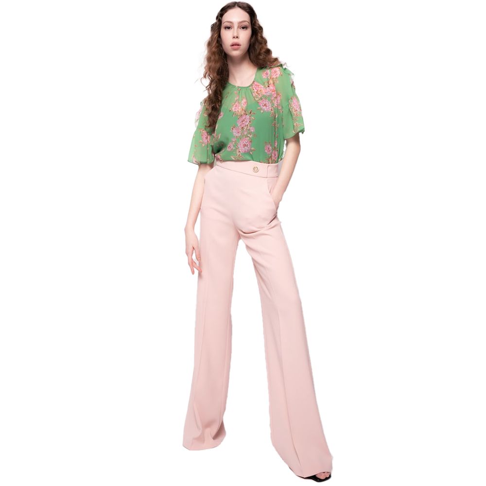 PINKO Pink Polyester Jeans & Pant PINKO