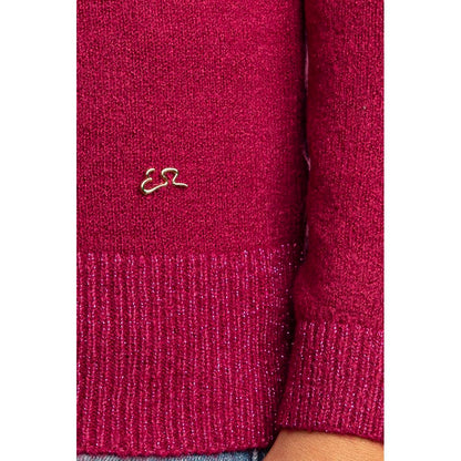 Yes Zee Fuchsia Viscose Sweater Yes Zee