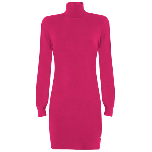 Yes Zee Fuchsia Viscose Dress Yes Zee