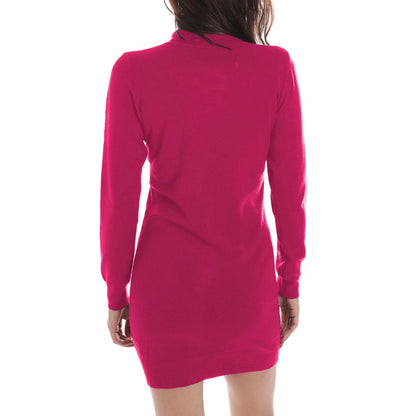 Yes Zee Fuchsia Viscose Dress Yes Zee