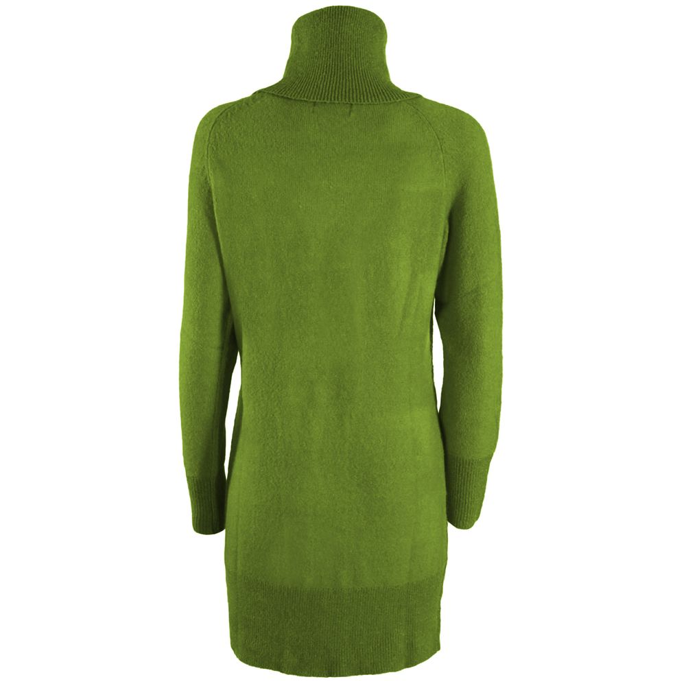 Yes Zee Green Viscose Dress Yes Zee