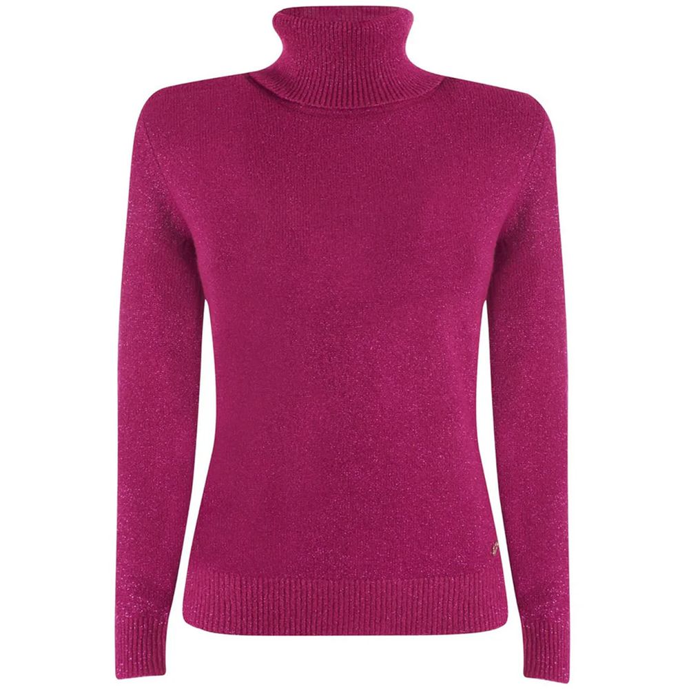 Yes Zee Fuchsia Viscose Sweater Yes Zee