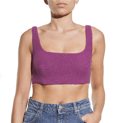 PINKO Purple Cotton Tops & T-Shirt PINKO