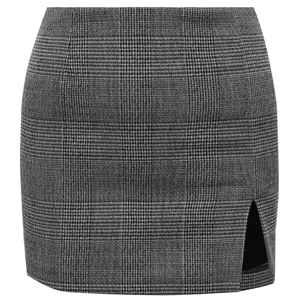 PINKO Black Wool Skirt PINKO