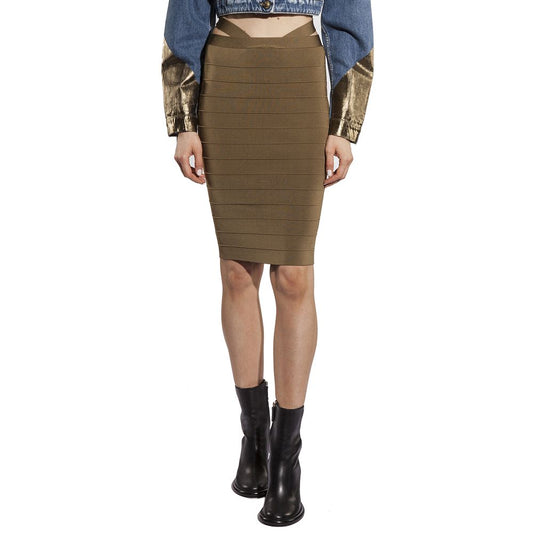 PINKO Army Viscose Skirt PINKO