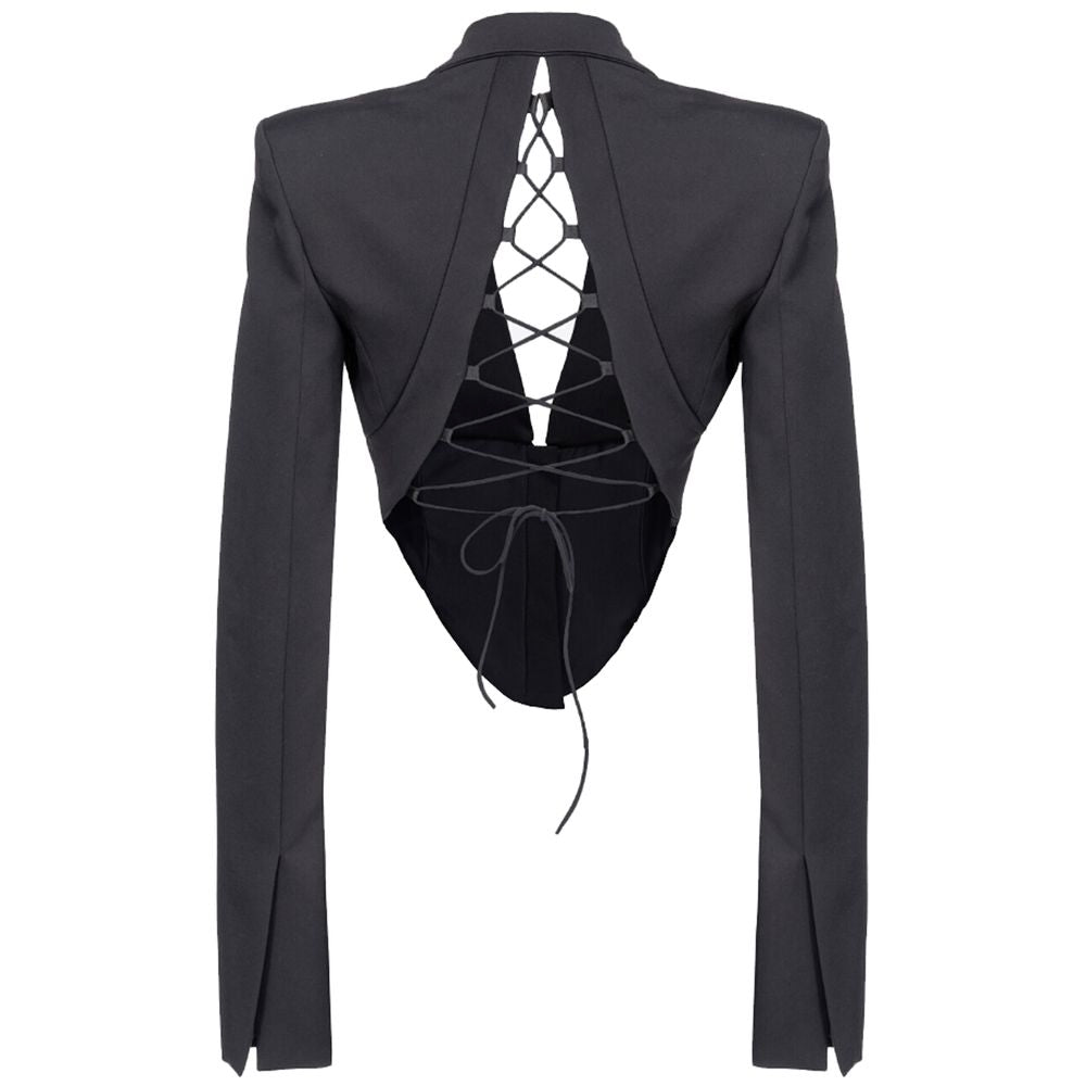 PINKO Black Viscose Suits & Blazer PINKO