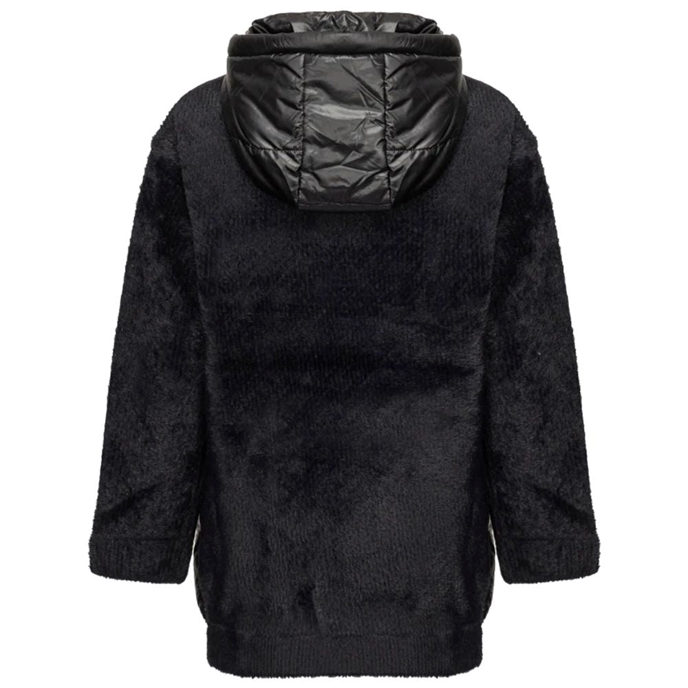 PINKO Black Nylon Jackets & Coat PINKO