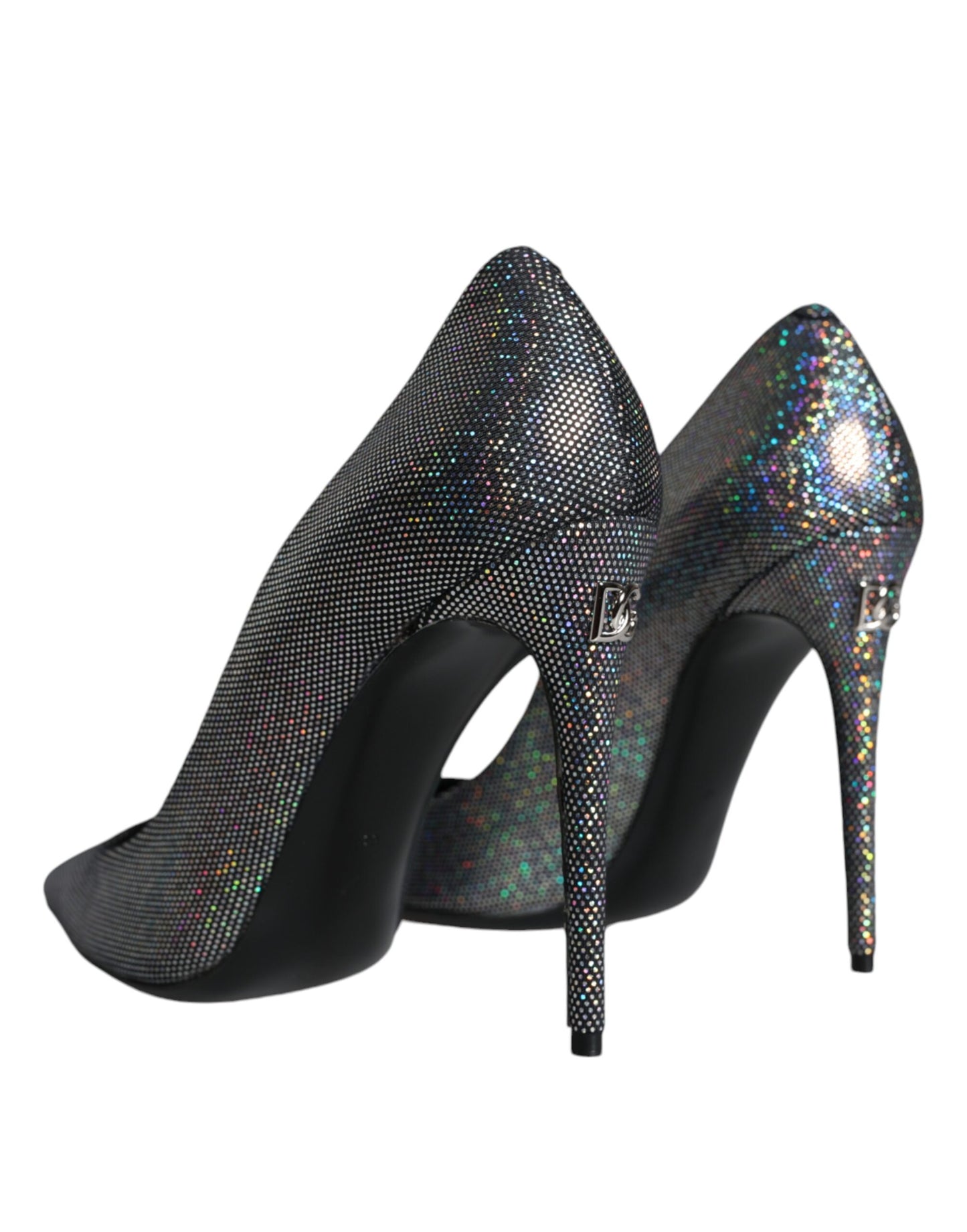 Dolce & Gabbana Multicolor Strass Leather Heels Pumps Shoes Dolce & Gabbana