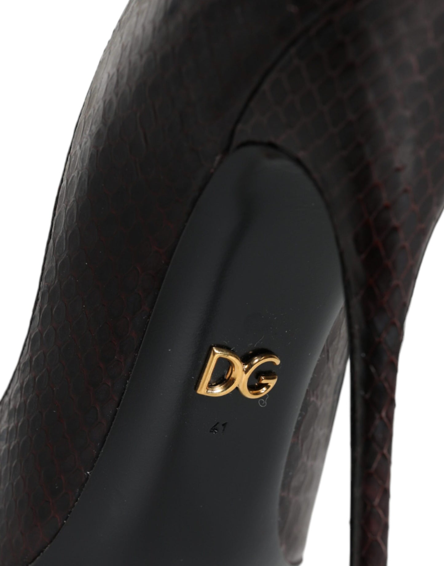 Dolce & Gabbana Multicolor Exotic Leather Heels Pumps Shoes Dolce & Gabbana