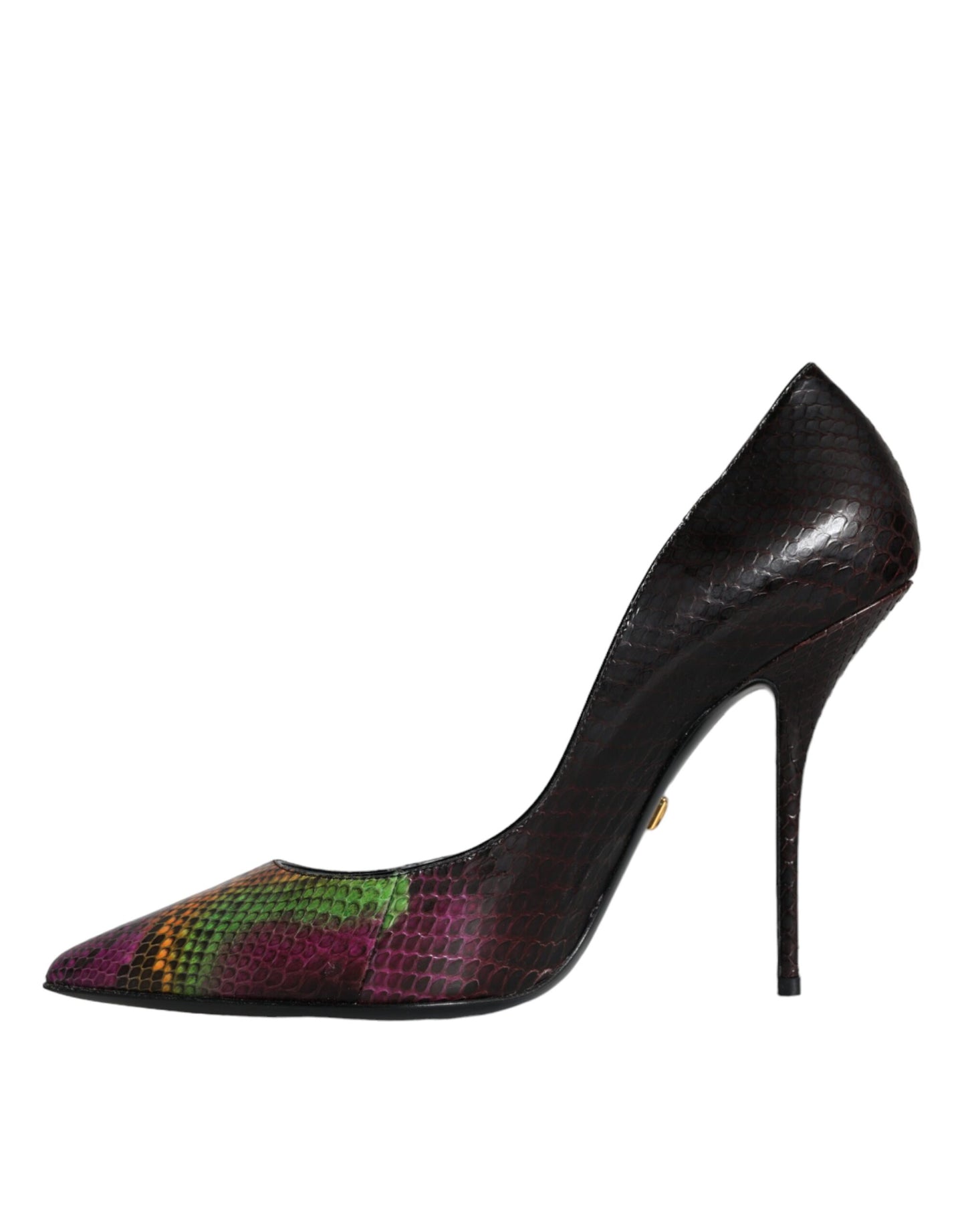 Dolce & Gabbana Multicolor Exotic Leather Heels Pumps Shoes Dolce & Gabbana