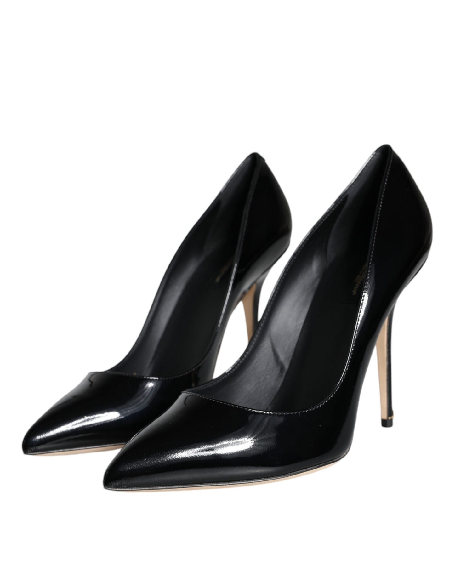 Dolce & Gabbana Black Patent Leather Bellucci Pumps Heels Shoes Dolce & Gabbana