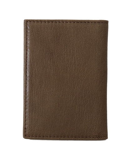 Billionaire Italian Couture Elegant Leather Men's Wallet in Brown Billionaire Italian Couture