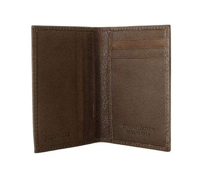 Billionaire Italian Couture Elegant Leather Men's Wallet in Brown Billionaire Italian Couture