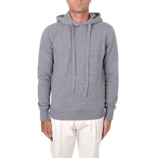 Alpha Studio Gray Wool Vergine Sweater