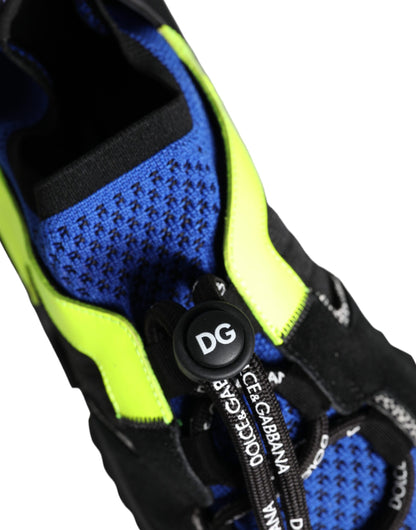 Dolce & Gabbana Multicolor Mesh Sorrento Trekking Sneakers Shoes Dolce & Gabbana