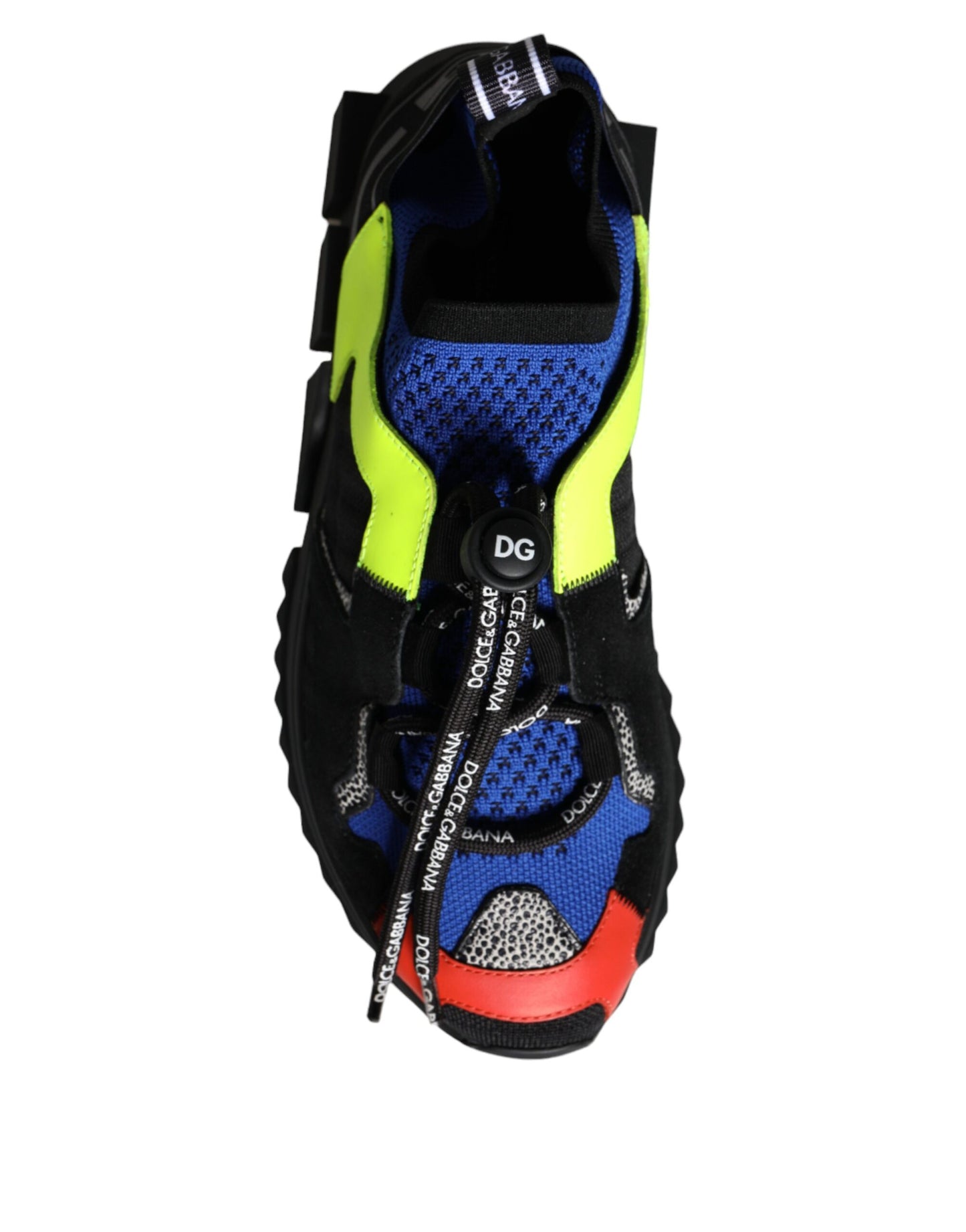 Dolce & Gabbana Multicolor Mesh Sorrento Trekking Sneakers Shoes Dolce & Gabbana