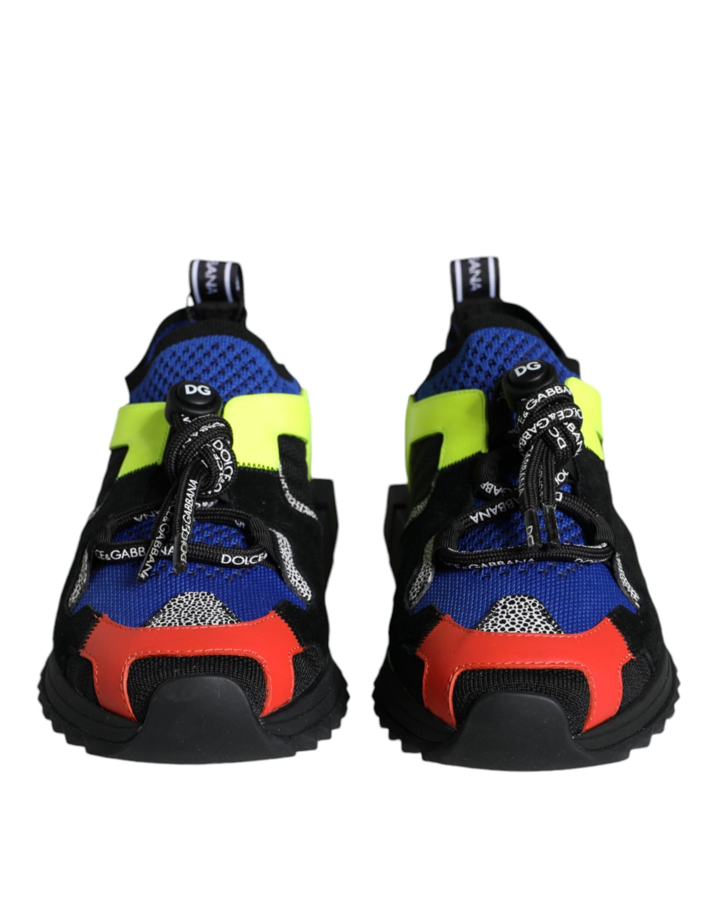 Dolce & Gabbana Multicolor Mesh Sorrento Trekking Sneakers Shoes Dolce & Gabbana