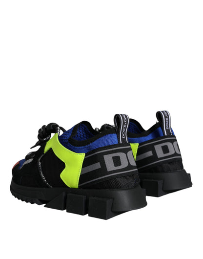 Dolce & Gabbana Multicolor Mesh Sorrento Trekking Sneakers Shoes Dolce & Gabbana