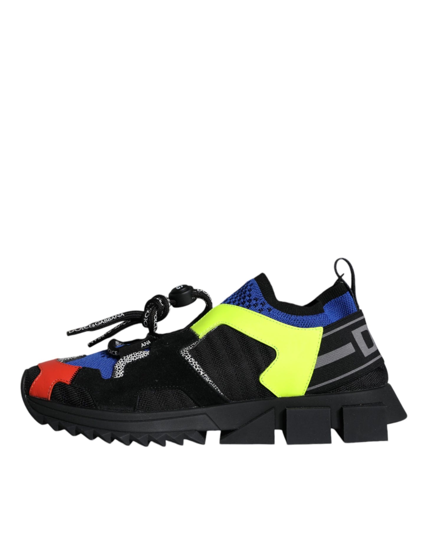 Dolce & Gabbana Multicolor Mesh Sorrento Trekking Sneakers Shoes Dolce & Gabbana