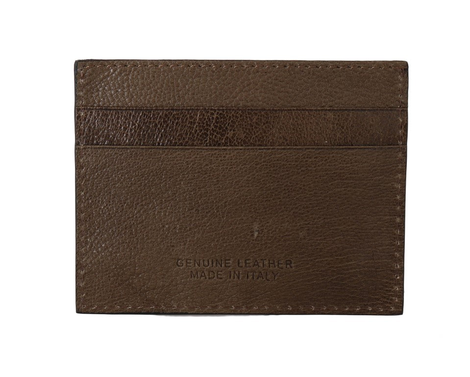 Billionaire Italian Couture Elegant Turtledove Leather Men's Wallet Billionaire Italian Couture